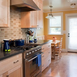 Kitchen with eating nook