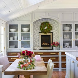 Matunuck Beach Christmas as featured in House Beautiful