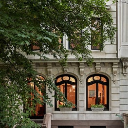 Park Slope Limestone, Beaux Arts style front facade 