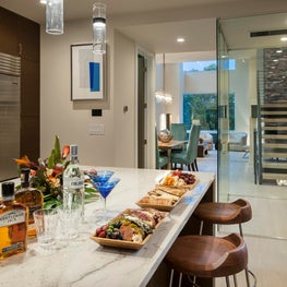 Philadelphia Magazine Design Home 2016 - Modern Kitchen with Wine Cellar