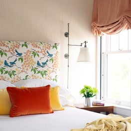 A Bright Colorful Bedroom