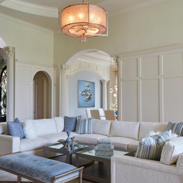 Elegant Golf Manor Living Room