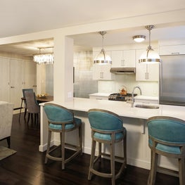 Modern Glam Dining / Custom Island