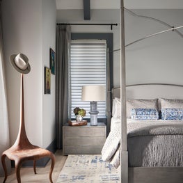 A contemporary take on a traditional bedroom
