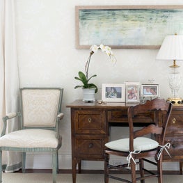 A Vintage Desk and Chair