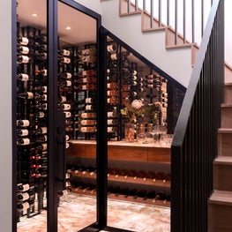 Under Stairs Wine Cellar