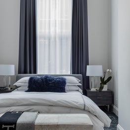 Sleek and Polished Beacon Hill Guest Bedroom 