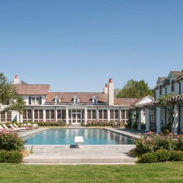 Pool Terrace, Longwood Farm, Texas