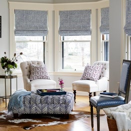 Coastal master suite sitting room. Sophia Shibles Interiors