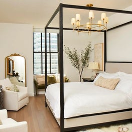 Modern Organic Downtown Manhattan Primary Bedroom