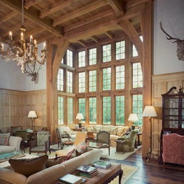 Living Room, Willowick Residence, Houston, Texas
