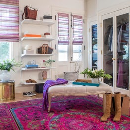 Master dressing room.  Sophia Shibles Interiors