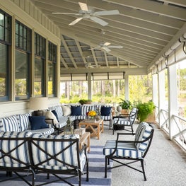 Southern Living Showhouse porch seating