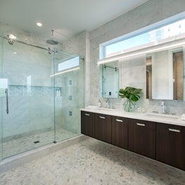 Philadelphia Magazine Design Home 2016 - Master Bathroom Shower and Vanity
