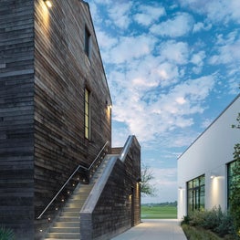 Trinity Forest Golf Clubhouse Exterior Stairway
