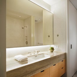 Lake Shore Single Family: Natural modernism for a home on the park