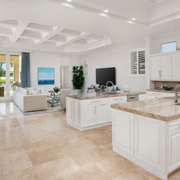 Expansive Decadent Waterfront - pool, golf course view, outdoor space, chaise