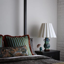 Eclectic Pattern Filled Bedroom