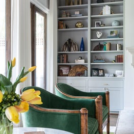 Portfolio: A beautifully collected bookshelf in this Houston home