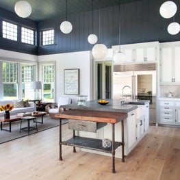 East Hampton Kitchen and Living Space 