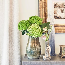 Malibu Spanish Colonial, Vignette Featuring Fine Art, Crafts & Deco Accessories