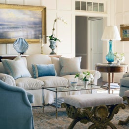 Coastal Living Room Setting