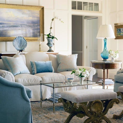 Coastal Living Room Setting