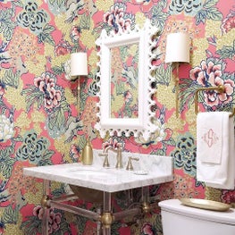 Powder Room Historic Renovation Winnetka