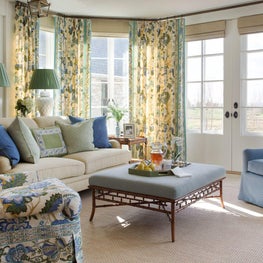 Contemporary farmhouse living room