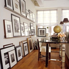 New York City Loft, Living/Office Space with Moveable Photo Wall 