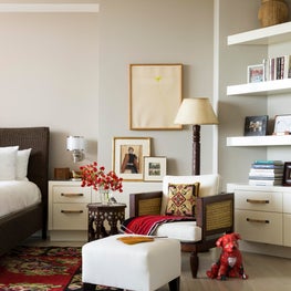 Bedroom in airy condo