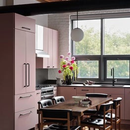 Pink Custom Kitchen Renovation