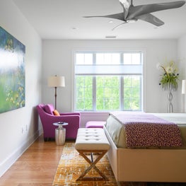 Primary Bedroom in Contemporary Condominium