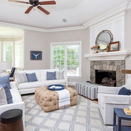 Coastal Sitting Room in Durham, NC