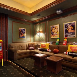 Palm Beach Gardens Estate Movie Room