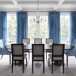A dining room that never goes out of style. 