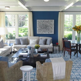 Traditional Hamptons with an Edge – Complete Renovation & Addition by Brian O'Keefe Architect - Family Room