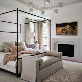Soft neutrals, layered textures, and tailored lighting define a calming sanctuary designed for rest and quiet luxury.