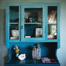 Windsor Hills House - Custom Painted Ombre Hutch
