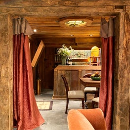 A Bar with Rustic Cabin Flair