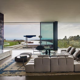 Living room with bar