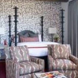 Portfolio: Patterned Room with Seating Area