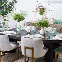Modern Organic Downtown Manhattan Dining Room