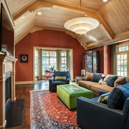 Vaulted Ceiling Family Room