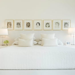 A custom master bedframe. 