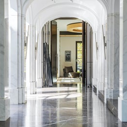 Modern Marble Hallway