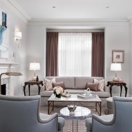 Hilton Living Room, custom furnishings