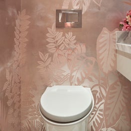 Kips Bay Palm Beach Powder Room 