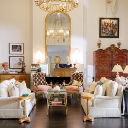 Showcasing the owner's style of mixing Old World luxury with comfort of today.