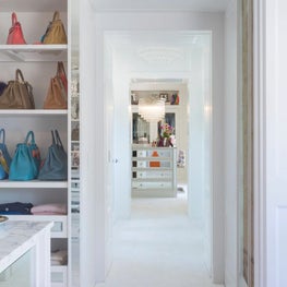 Hermes handbag storage in the Hamptons 